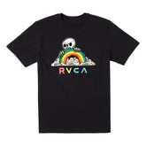RVCA - Rainbow Skulls Tee (Black)